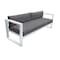 Armen Living Aelani Outdoor 4 piece Set in White Finish and Charcoal Cushions SETODAEWH - alternate 3